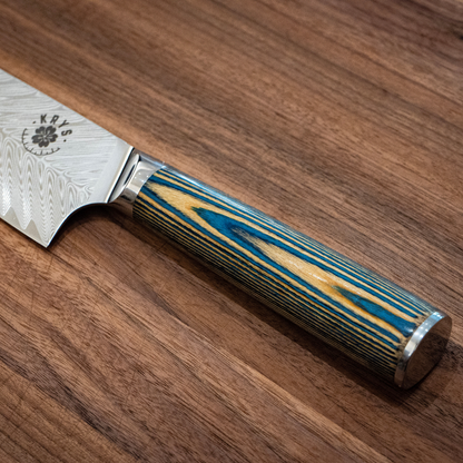 All-Purpose Gyuto Chef's Knife: BUTTERFLY BLUE